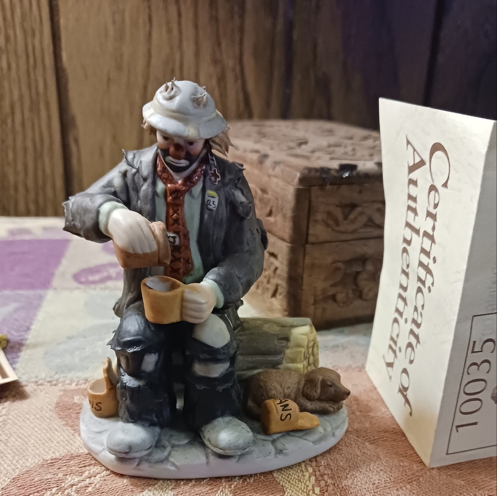 Clown Figurine with Certificate